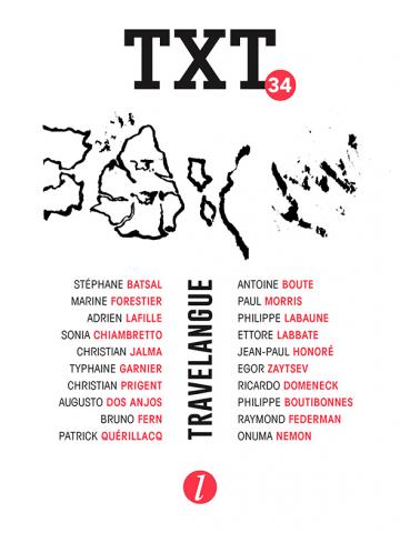 TXT n°34, Collectif, Éditions Lurlure